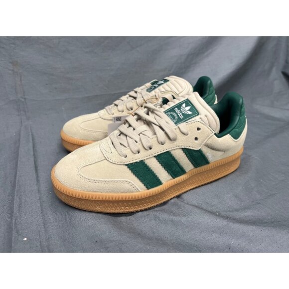 Adidas Boys Samba XLG Sneakers Suede Green White Gum Size 5 NEW NO BOX! - Picture 4 of 11